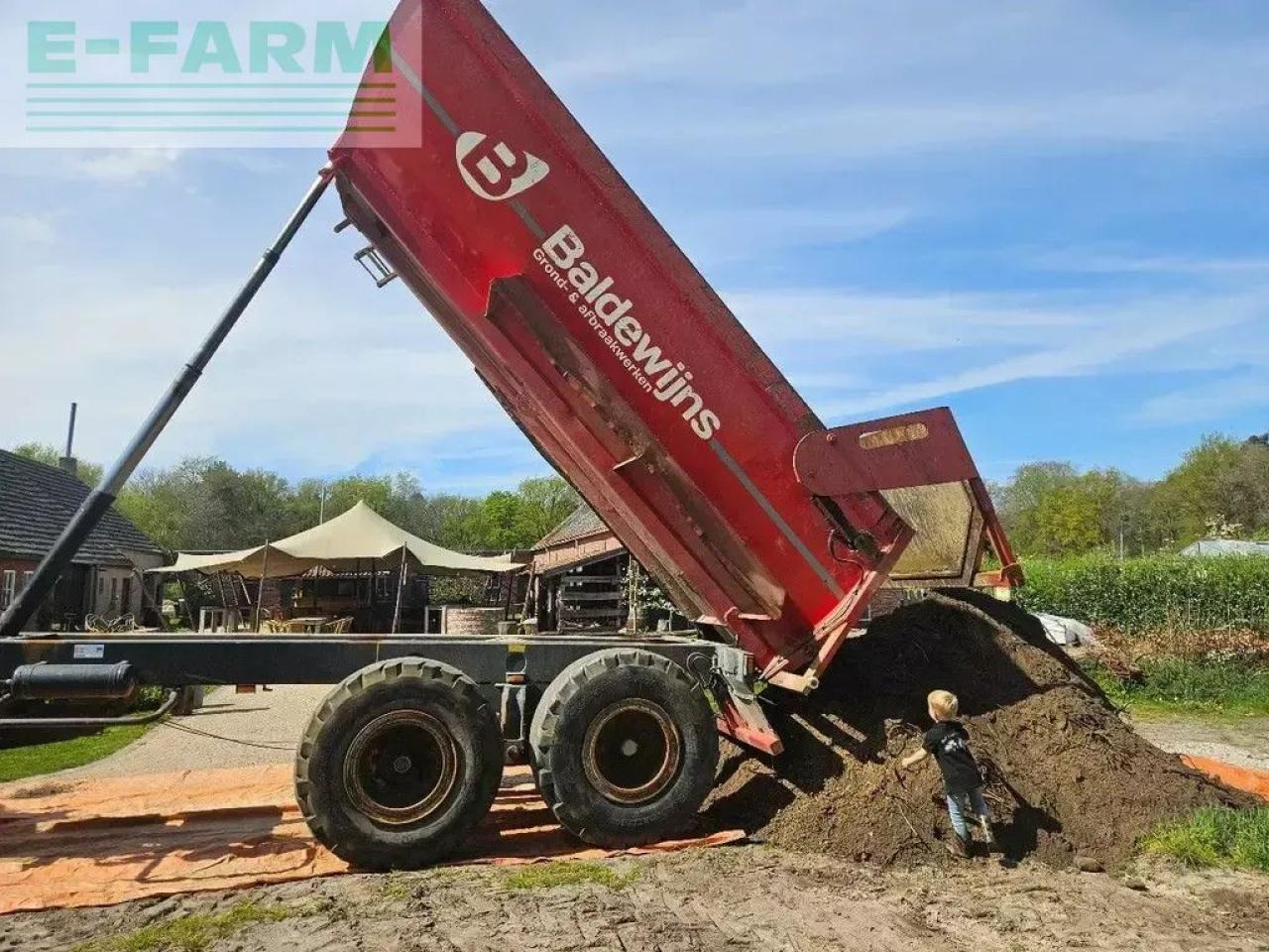 Rekord d23 grondkar kipper dumper zandkipper halfpipe krampe be-papiere - Kmetijska kiper prikolica/ Demper: slika 1 Rekord d23 grondkar kipper dumper zandkipper halfpipe krampe be-papiere - Kmetijska kiper prikolica/ Demper: slika 1