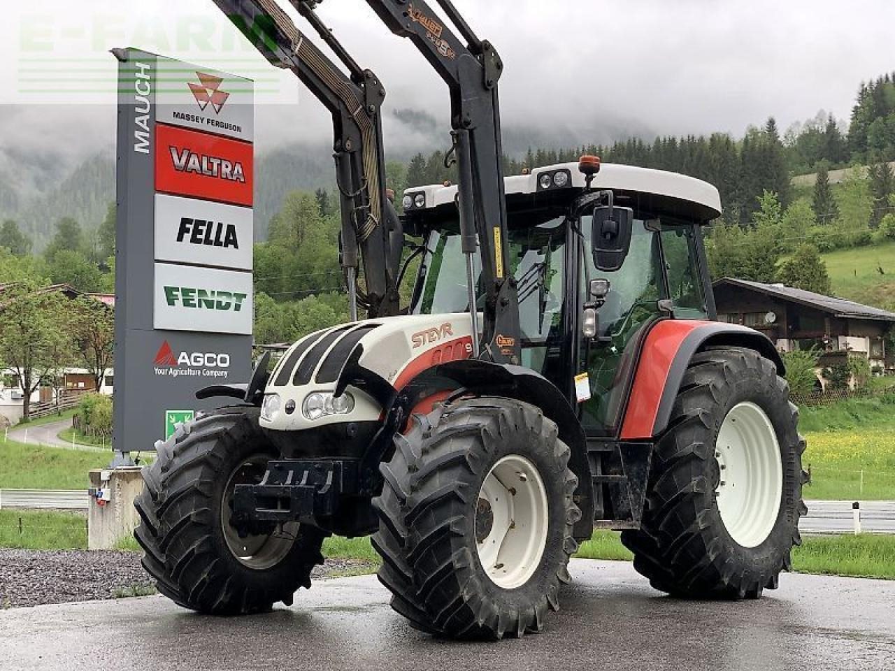 Steyr 9105 mt + hauer fl - Traktor: slika 1 Steyr 9105 mt + hauer fl - Traktor: slika 1
