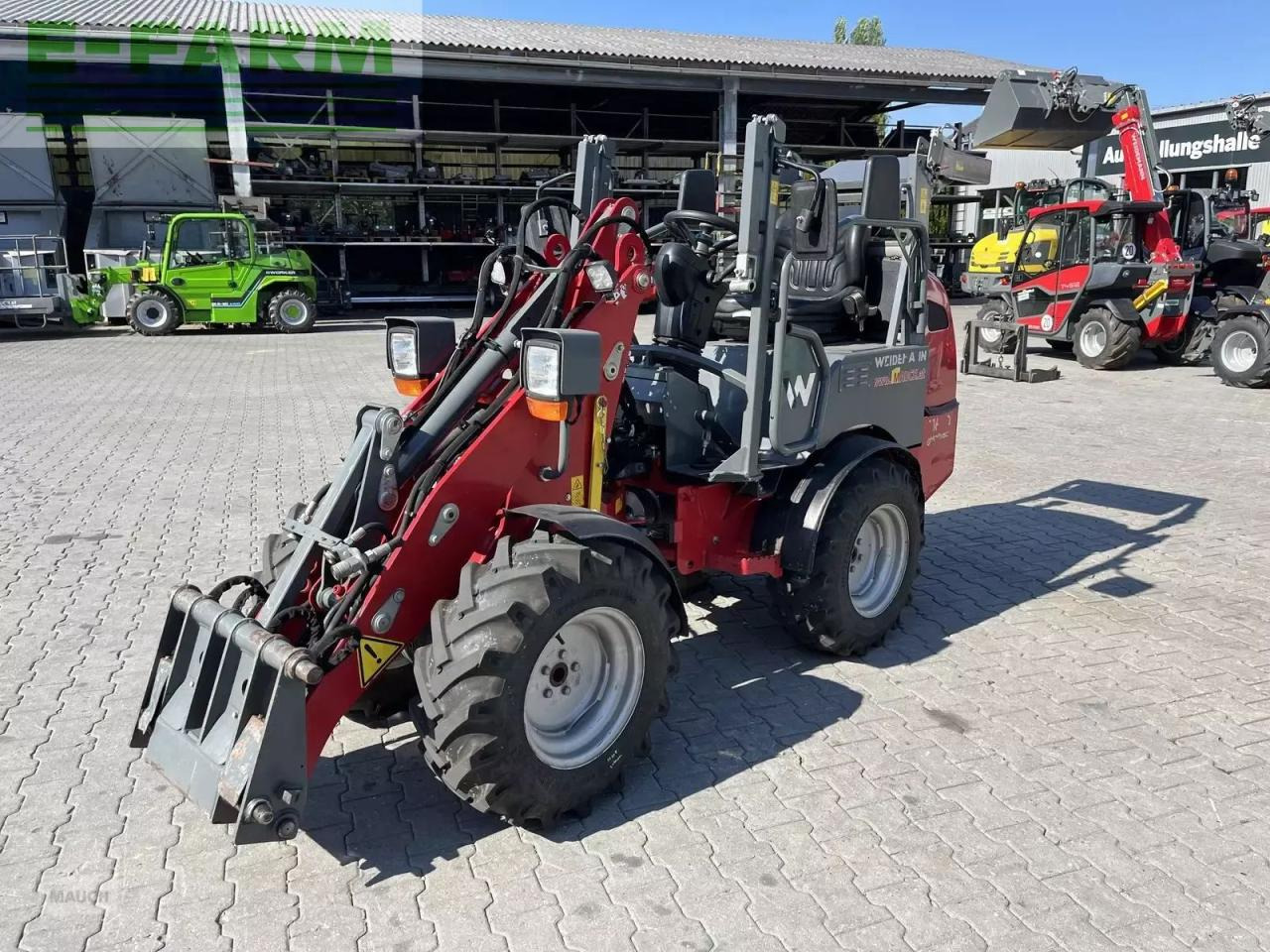 Weidemann 1160e mit 1400h, hohe hubhöhe - Kolesni nakladalec: slika 1 Weidemann 1160e mit 1400h, hohe hubhöhe - Kolesni nakladalec: slika 1