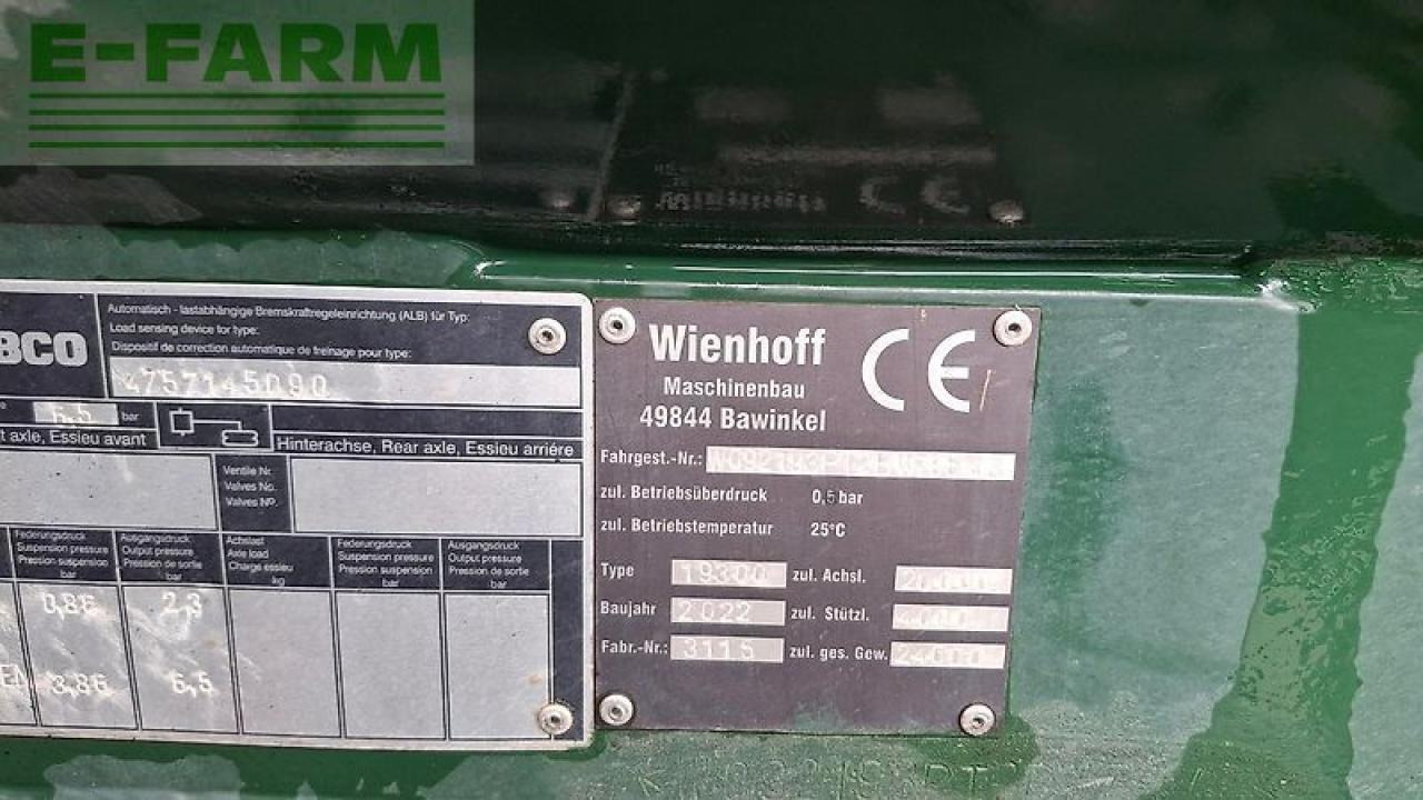 Oprema za gnojenje Wienhoff 20300 t ptw: slika 24 Oprema za gnojenje Wienhoff 20300 t ptw: slika 24