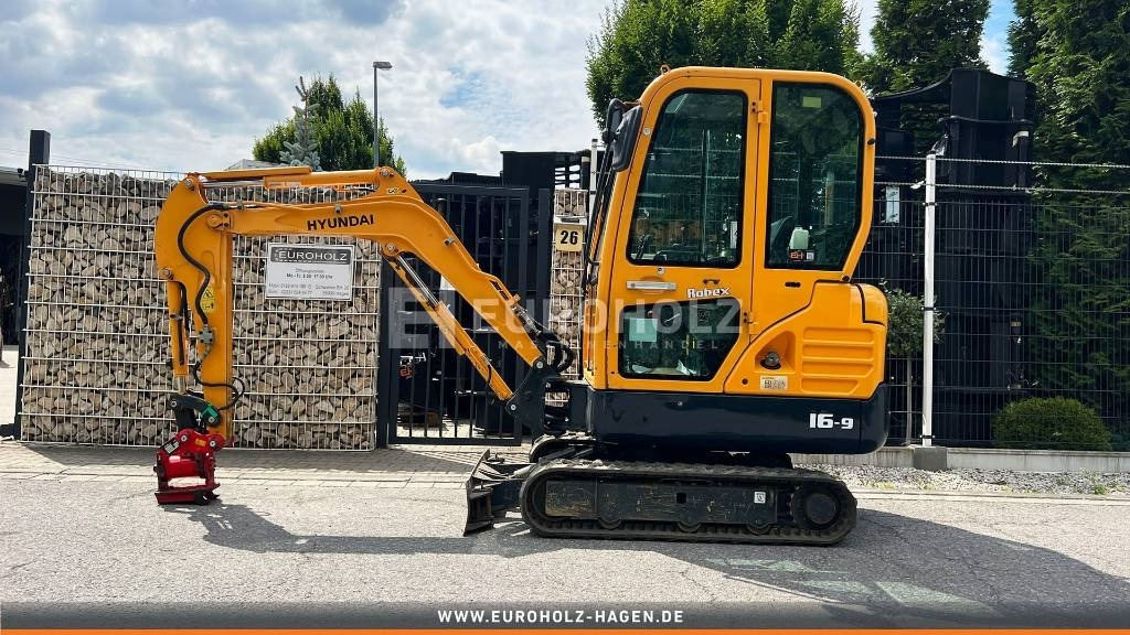 Hyundai Minibagger Robex 16.9, Powertilt, Schnellw. MS 01 - Mini bager: slika 1 Hyundai Minibagger Robex 16.9, Powertilt, Schnellw. MS 01 - Mini bager: slika 1