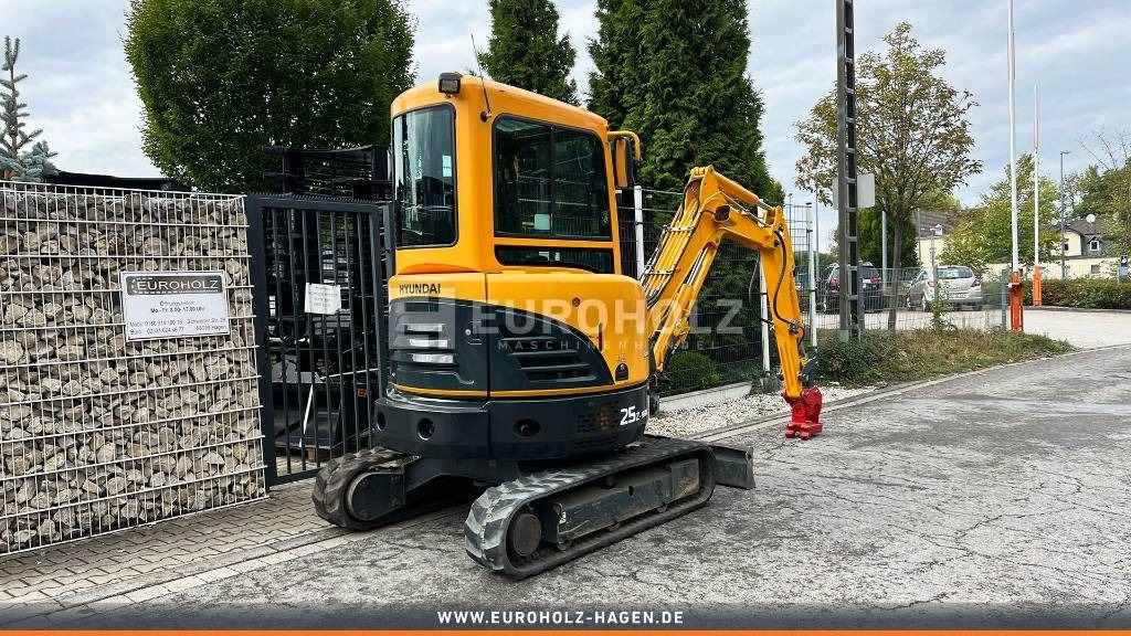 Hyundai Minibagger Robex 25 Z 9AK Powertilt Schnellw. MS03 - Mini bager: slika 1 Hyundai Minibagger Robex 25 Z 9AK Powertilt Schnellw. MS03 - Mini bager: slika 1