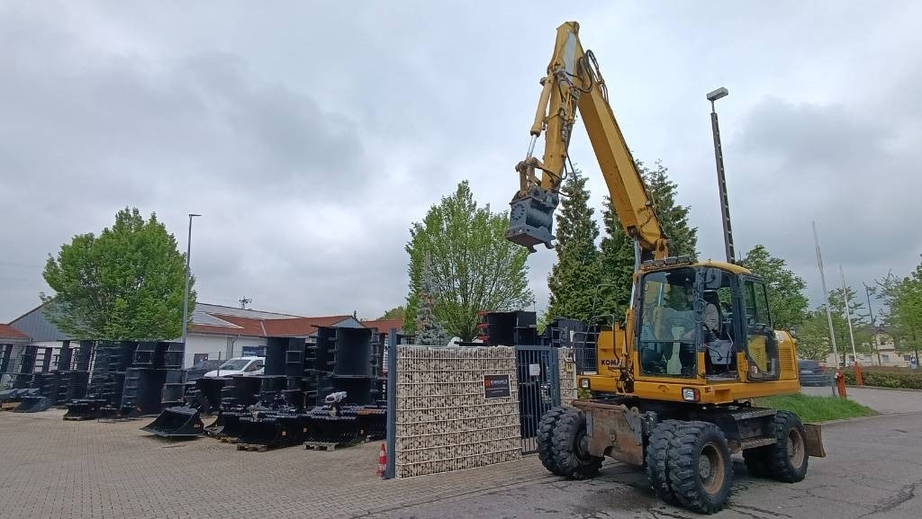 Komatsu PW 140 Mobilbagger Powertilt Schnellwechsler MS 10 - Bager na kolesih: slika 3 Komatsu PW 140 Mobilbagger Powertilt Schnellwechsler MS 10 - Bager na kolesih: slika 3