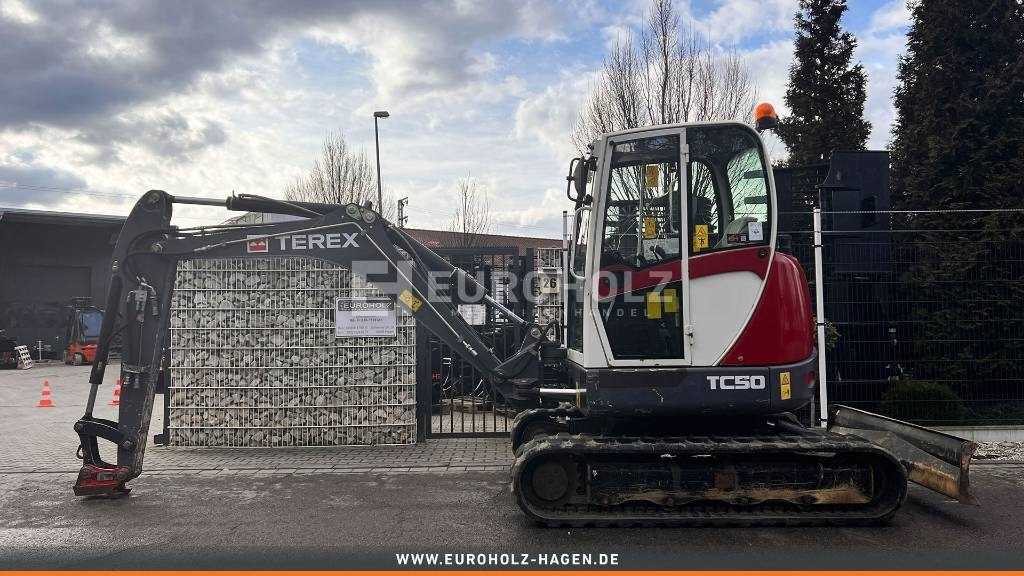 Terex Minibagger TC 50, Schnellwechsler MS03, Knickmatik - Mini bager: slika 2 Terex Minibagger TC 50, Schnellwechsler MS03, Knickmatik - Mini bager: slika 2