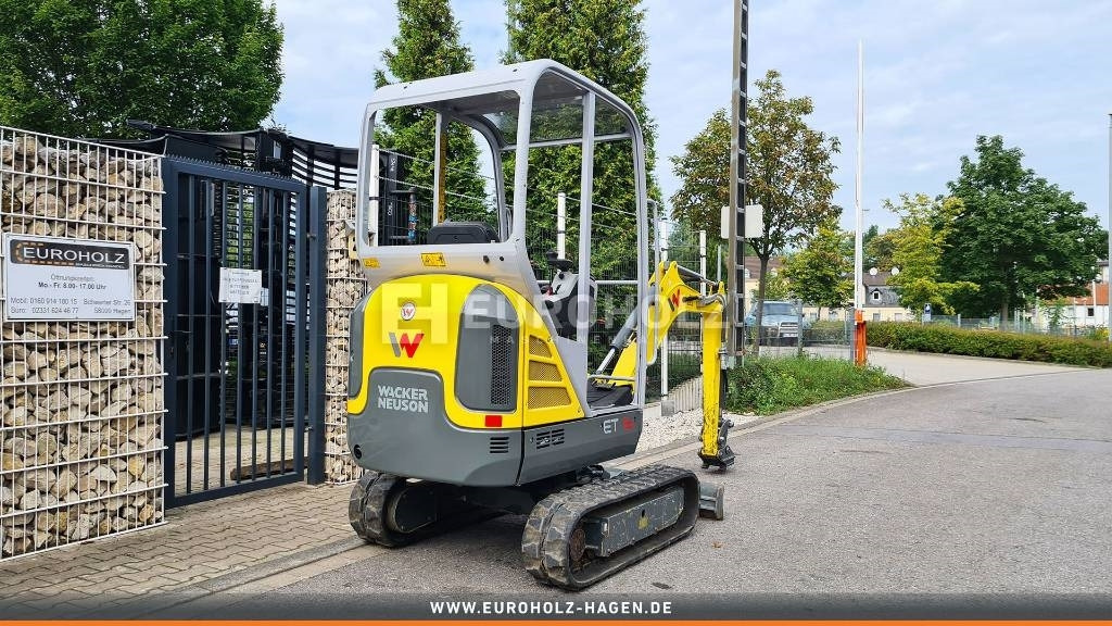 Wacker Neuson Minibagger ET16, Schnellwechsler MS01, Schutzdach - Mini bager: slika 5 Wacker Neuson Minibagger ET16, Schnellwechsler MS01, Schutzdach - Mini bager: slika 5