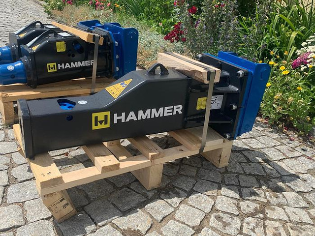 Hammer HM100 Hydraulikhammer mit Lehnhoff MS01 Aufnahme - Hidravlično kladivo: slika 3 Hammer HM100 Hydraulikhammer mit Lehnhoff MS01 Aufnahme - Hidravlično kladivo: slika 3