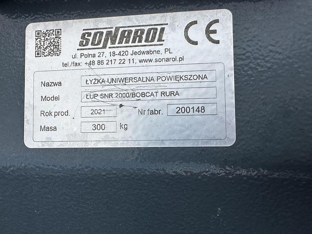 Big Schwergutschaufel 200 cm mit Bobcat Teleskoplader Aufnahme - Priključek: slika 4 Big Schwergutschaufel 200 cm mit Bobcat Teleskoplader Aufnahme - Priključek: slika 4