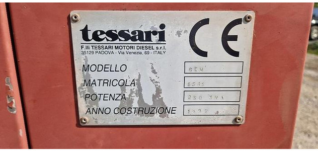 Generator Tessari 250 KVA Notstromgenerator / Gen Set: slika 8