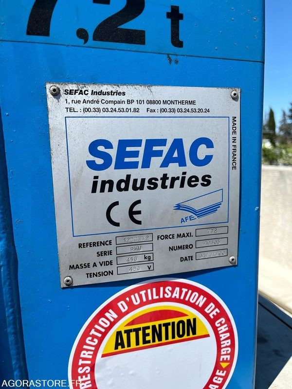 4 COLONNES SEFAC (2000) - Oprema za delavnice: slika 5 4 COLONNES SEFAC (2000) - Oprema za delavnice: slika 5