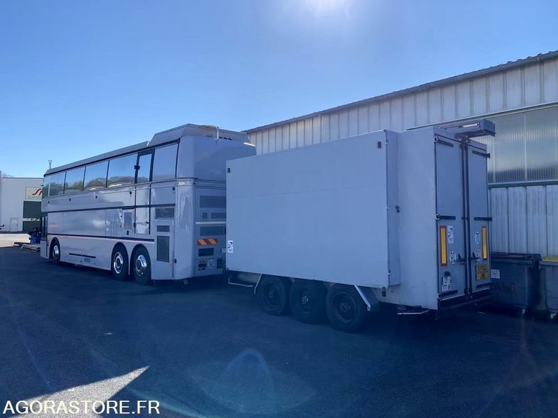 BUS VIP DOUBLE ETAGE MOTORHOMEVIP VANHOOL + REMORQUE + AUVENT DE RECEPTION - Tovornjak s hrano, Avtobus: slika 3 BUS VIP DOUBLE ETAGE MOTORHOMEVIP VANHOOL + REMORQUE + AUVENT DE RECEPTION - Tovornjak s hrano, Avtobus: slika 3