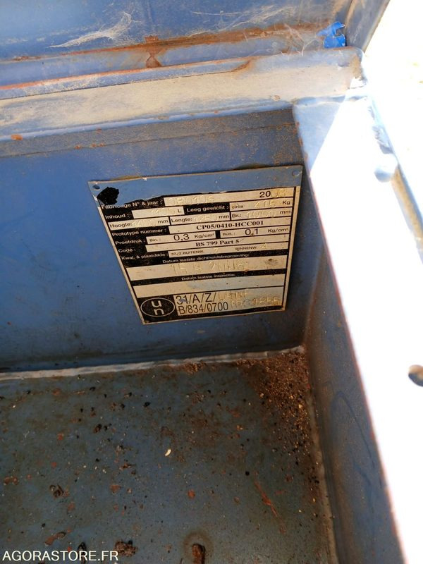 Cuve gazole métallique avec distributeur Bollaert - Gradbena oprema: slika 3 Cuve gazole métallique avec distributeur Bollaert - Gradbena oprema: slika 3