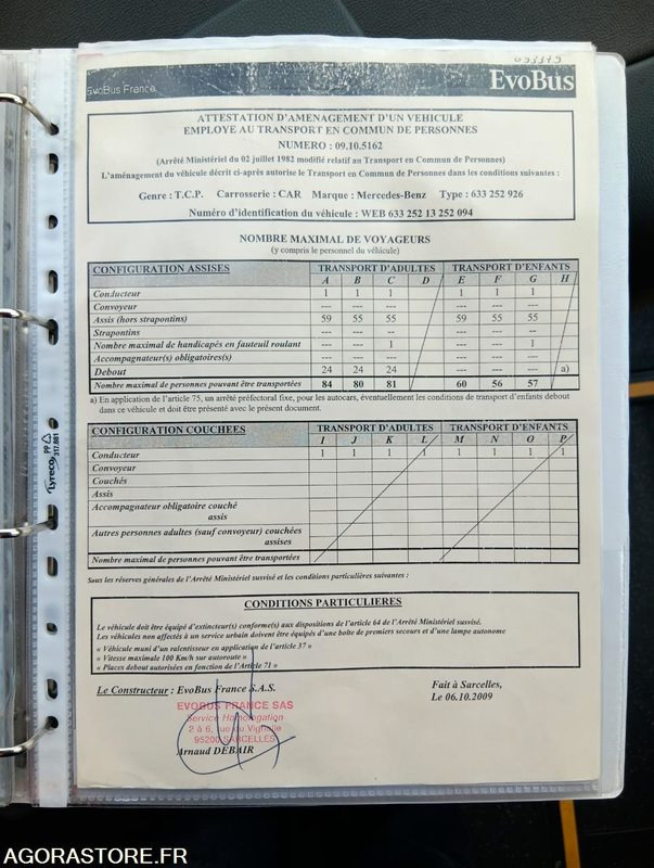 MERCEDES INTOURO N°093379 - Šolski avtobus: slika 3 MERCEDES INTOURO N°093379 - Šolski avtobus: slika 3