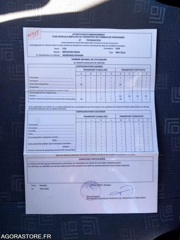 MERCEDES SPRINTER N°052018 - Minibus, Potniški kombi: slika 5 MERCEDES SPRINTER N°052018 - Minibus, Potniški kombi: slika 5