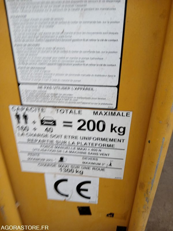 Nacelle élévatrice - Vertikalni dvižni teleskop: slika 4 Nacelle élévatrice - Vertikalni dvižni teleskop: slika 4