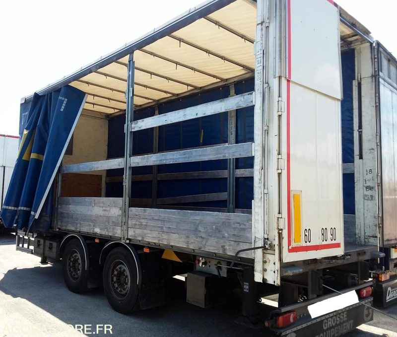 SEMI REMORQUE PLSC 18T - TOIT RELEVABLE - RIDEAUX COULISSANTS - Polprikolica: slika 1 SEMI REMORQUE PLSC 18T - TOIT RELEVABLE - RIDEAUX COULISSANTS - Polprikolica: slika 1