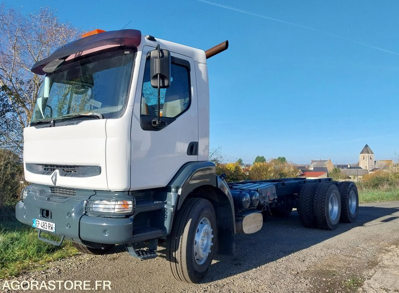 RENAULT KERAX 370-26 / 2004 / 715710 Km avec peinture neuve - Tovornjak-šasija: slika 1 RENAULT KERAX 370-26 / 2004 / 715710 Km avec peinture neuve - Tovornjak-šasija: slika 1