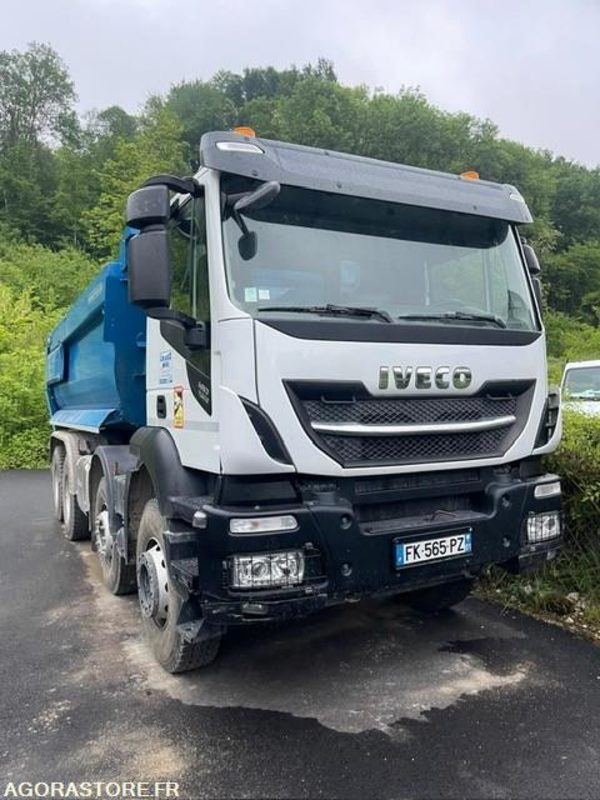CAMION 8X4 BENNE RONDE IVECO X-WAY 480 76 000 KM 2019 - Tovornjak: slika 1 CAMION 8X4 BENNE RONDE IVECO X-WAY 480 76 000 KM 2019 - Tovornjak: slika 1