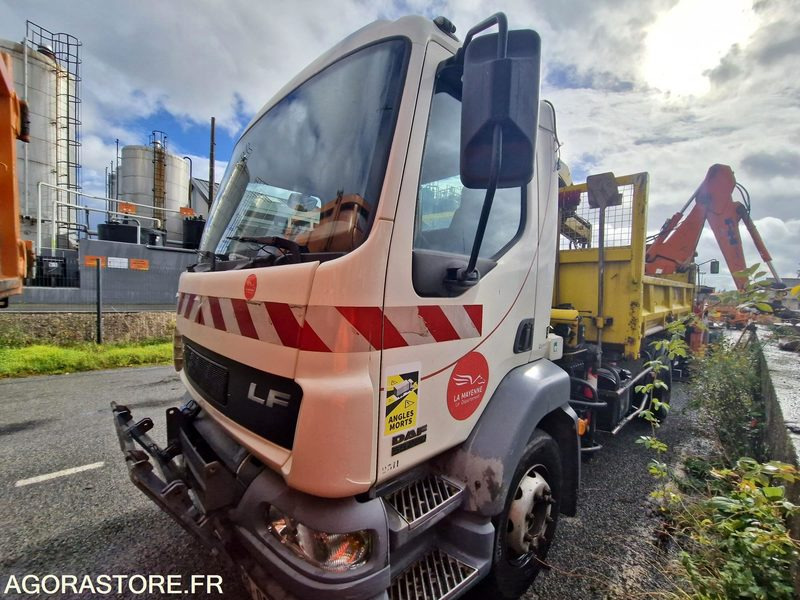 Porteur tribenne grue Daf LF55 220 -227727-2006 - BQ086KY - Tovornjak: slika 1 Porteur tribenne grue Daf LF55 220 -227727-2006 - BQ086KY - Tovornjak: slika 1