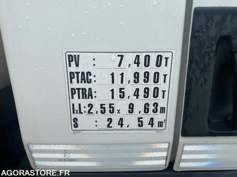 RENAULT FOURGON HAYON D12 - 2017 - 300 000km - Tovornjak: slika 3 RENAULT FOURGON HAYON D12 - 2017 - 300 000km - Tovornjak: slika 3