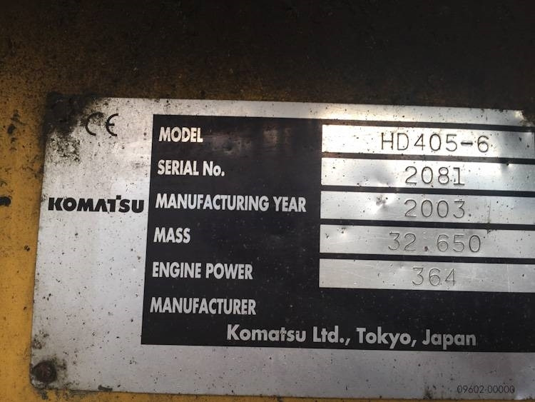 Komatsu HD405-6 - Togi demper/ Demper za skale: slika 5 Komatsu HD405-6 - Togi demper/ Demper za skale: slika 5