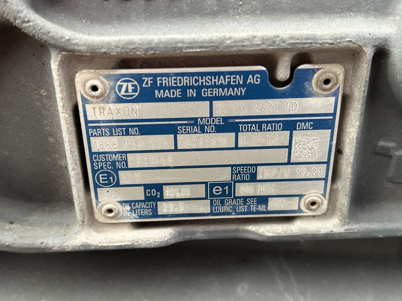 Menjalnik za Tovornjak DAF 12TX2621TD gearbox with intarder (IT 3 AMT T): slika 7
