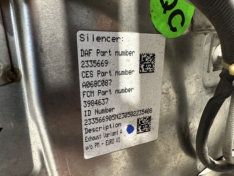 Katalizator za Tovornjak DAF exhaust catalyst: slika 8