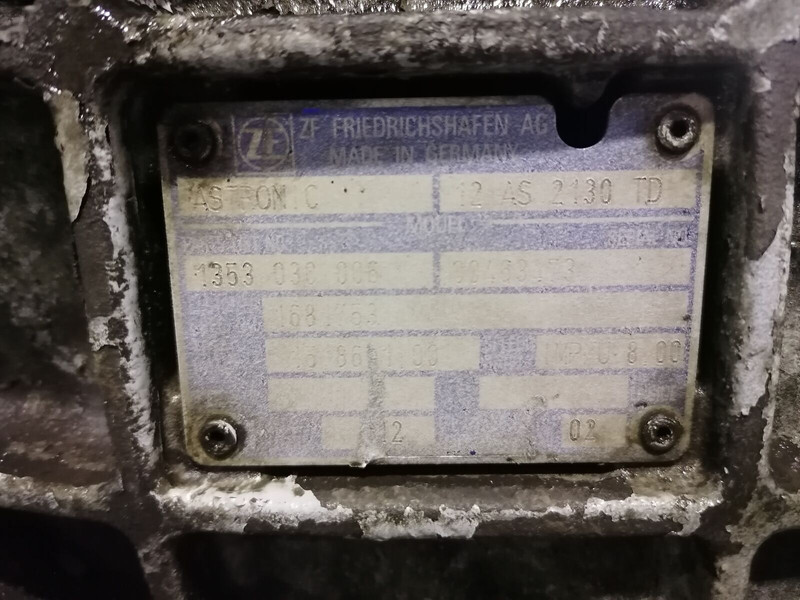 ZF 12AS2130T - Menjalnik za Tovornjak: slika 5 ZF 12AS2130T - Menjalnik za Tovornjak: slika 5