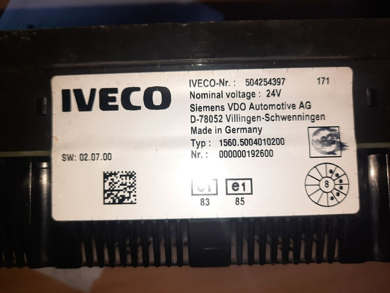 Iveco климат контроль Iveko - Armaturna plošča: slika 3 Iveco климат контроль Iveko - Armaturna plošča: slika 3
