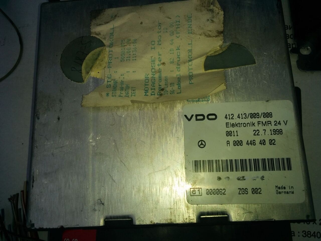 MAN VDO 412.409/007/002. 412.413.009\008 . 412.413.005.003 - ECU za Avtobus: slika 4 MAN VDO 412.409/007/002. 412.413.009\008 . 412.413.005.003 - ECU za Avtobus: slika 4