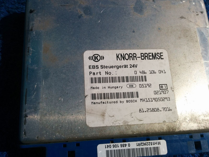 MAN WABCO ECU ZBR2 / 81.25806.7096. - ECU: slika 4 MAN WABCO ECU ZBR2 / 81.25806.7096. - ECU: slika 4