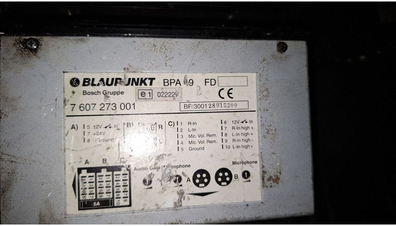 Volvo Blaupunkt BPA49 - ECU: slika 3 Volvo Blaupunkt BPA49 - ECU: slika 3