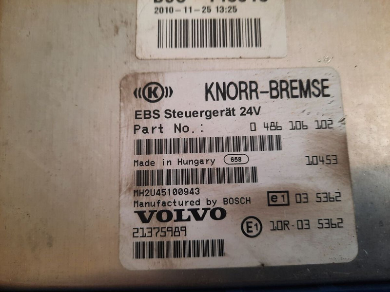 Volvo KNOR-BREMSE EBS 0486106063, 0486106028.\\\\ 0486106050 .\\ 063\\ - ECU: slika 3 Volvo KNOR-BREMSE EBS 0486106063, 0486106028.\\\\ 0486106050 .\\ 063\\ - ECU: slika 3
