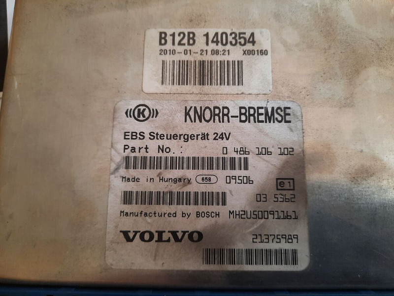 Volvo KNOR-BREMSE EBS 0486106063, 0486106028.\\\\ 0486106050 .\\ 063\\ - ECU: slika 2 Volvo KNOR-BREMSE EBS 0486106063, 0486106028.\\\\ 0486106050 .\\ 063\\ - ECU: slika 2