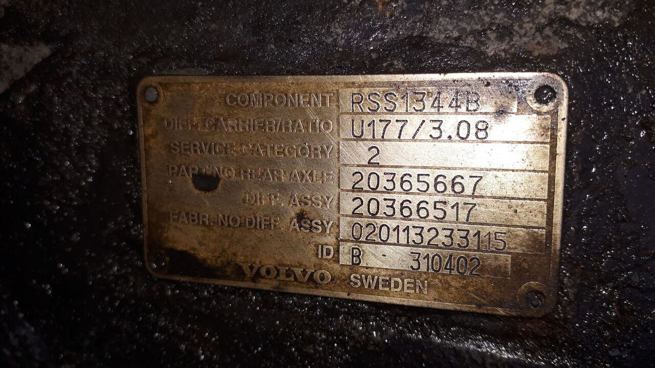Volvo MS17X.- 2.85/ 3.08 .\5.29\ 5.63. Volvo FH12\ FH-13 truck - Diferencialni menjalnik za Tovornjak: slika 2 Volvo MS17X.- 2.85/ 3.08 .\5.29\ 5.63. Volvo FH12\ FH-13 truck - Diferencialni menjalnik za Tovornjak: slika 2