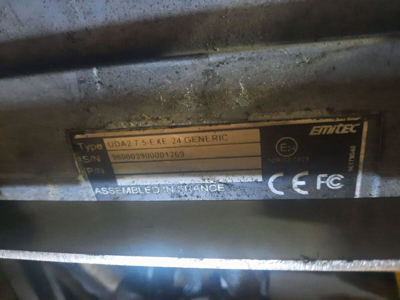 Volvo UDA2-7, 5-EXE-24 - Izpušni sistem: slika 3 Volvo UDA2-7, 5-EXE-24 - Izpušni sistem: slika 3