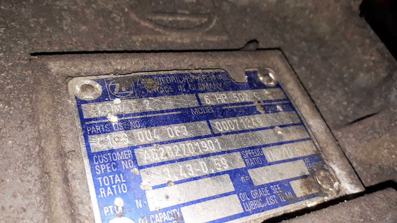 ZF 6HP604C .6HP502C. 6HP552C .6HP602C. 6HP592C. 6HP504C .6HP604C. 6 Volvo Man/ Volvo. Scnia. Mersedes - Menjalnik za Avtobus: slika 5 ZF 6HP604C .6HP502C. 6HP552C .6HP602C. 6HP592C. 6HP504C .6HP604C. 6 Volvo Man/ Volvo. Scnia. Mersedes - Menjalnik za Avtobus: slika 5
