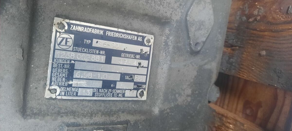 ZF S6-90 Mercedes-Benz OM405 - Menjalnik za Avtobus: slika 3 ZF S6-90 Mercedes-Benz OM405 - Menjalnik za Avtobus: slika 3