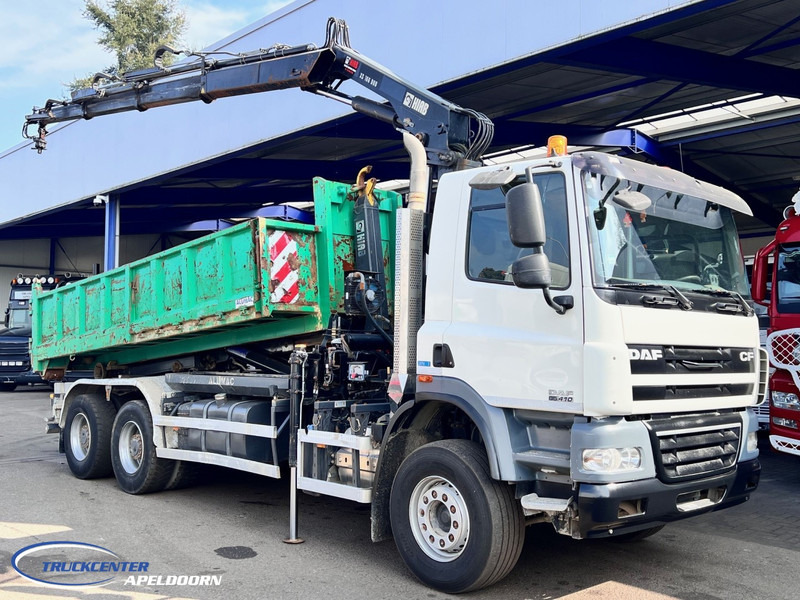 DAF CF 85.410 ATE, Hiab 166, 6x4 Steel spring - Kotalni prekucni tovornjak, Tovornjak z dvigalom: slika 1 DAF CF 85.410 ATE, Hiab 166, 6x4 Steel spring - Kotalni prekucni tovornjak, Tovornjak z dvigalom: slika 1