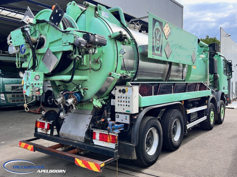 Mercedes-Benz Actros 4140 8x4, Steel springs, ADR, Inox - Vakuumski tovornjak: slika 2 Mercedes-Benz Actros 4140 8x4, Steel springs, ADR, Inox - Vakuumski tovornjak: slika 2