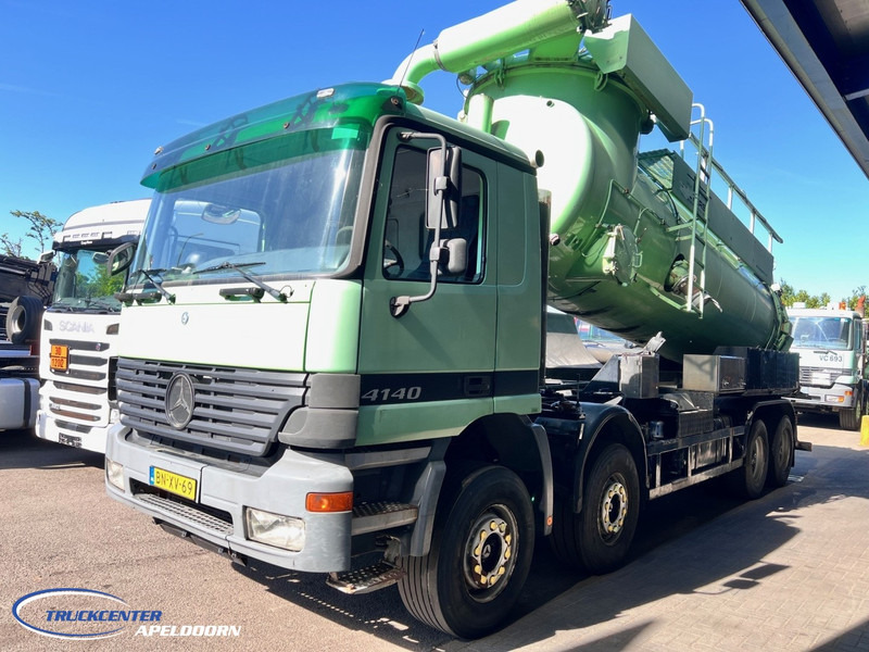 Mercedes-Benz Actros 4140 Naaktgeboren Vortex VP8000, 8x4 Steel spring Manuel - Vakuumski tovornjak: slika 3 Mercedes-Benz Actros 4140 Naaktgeboren Vortex VP8000, 8x4 Steel spring Manuel - Vakuumski tovornjak: slika 3