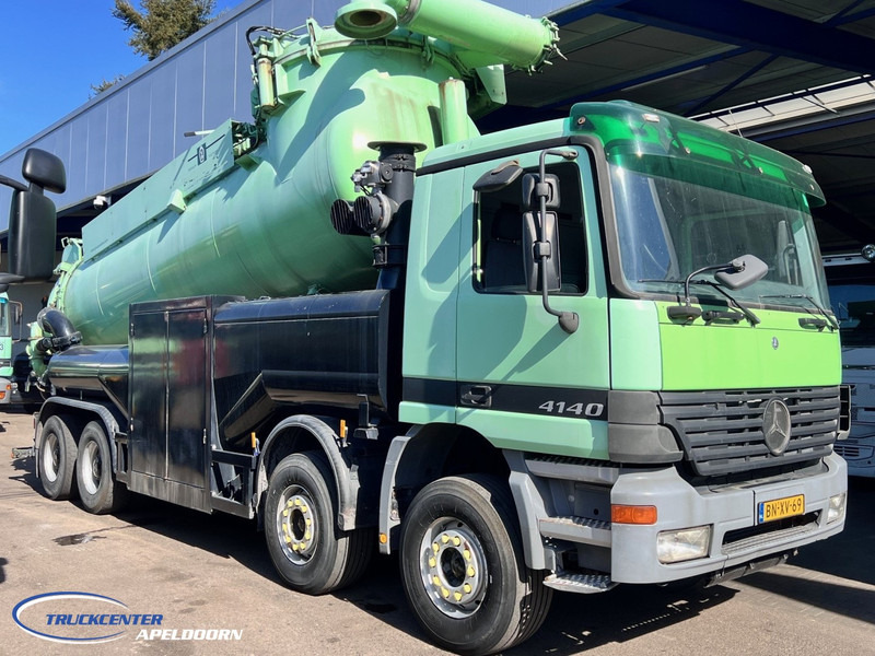 Mercedes-Benz Actros 4140 Naaktgeboren Vortex VP8000, 8x4 Steel spring Manuel - Vakuumski tovornjak: slika 1 Mercedes-Benz Actros 4140 Naaktgeboren Vortex VP8000, 8x4 Steel spring Manuel - Vakuumski tovornjak: slika 1