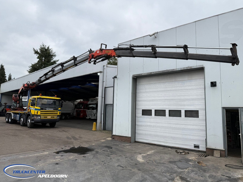 Scania P124-420 Palfinger PK 66000 + Jib, 8x4 Naafreductie, Bladgeveerd, Handgeschakeld - Tovornjak z dvigalom: slika 1 Scania P124-420 Palfinger PK 66000 + Jib, 8x4 Naafreductie, Bladgeveerd, Handgeschakeld - Tovornjak z dvigalom: slika 1