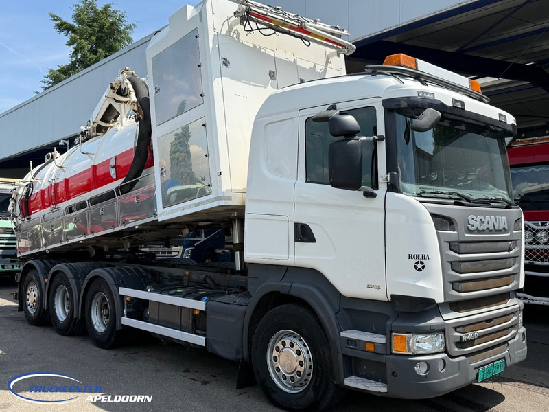 Scania R490 Euro 6, Rolba Inox / Edelstahl 18500 Liter, Robuschi, Pratissoli, 8x4 - Vakuumski tovornjak: slika 1 Scania R490 Euro 6, Rolba Inox / Edelstahl 18500 Liter, Robuschi, Pratissoli, 8x4 - Vakuumski tovornjak: slika 1