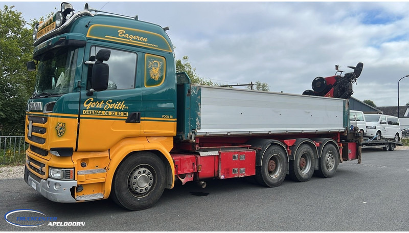 Scania R580 V8 8x4 Reduction axles, HMF 2620 K5 - Tovornjak prekucnik, Tovornjak z dvigalom: slika 1 Scania R580 V8 8x4 Reduction axles, HMF 2620 K5 - Tovornjak prekucnik, Tovornjak z dvigalom: slika 1