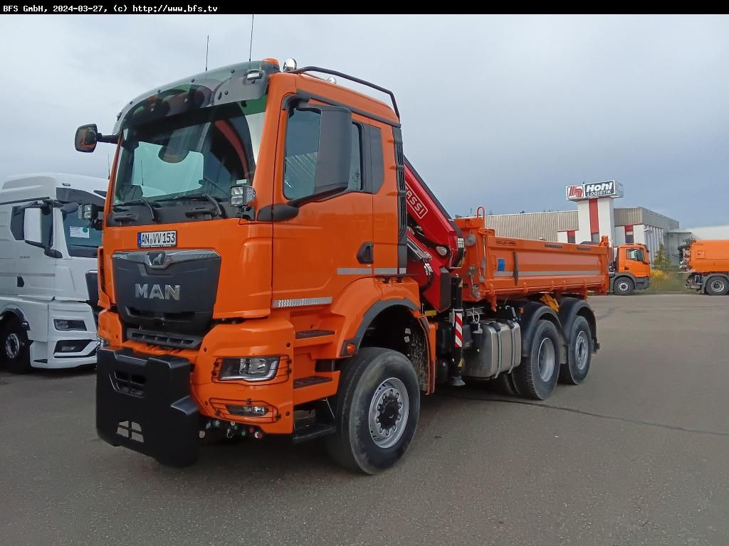 MAN TGS (TG3) 28.510 6x4-4 BL CH WiDi Fassi 15mt - Tovornjak prekucnik: slika 1 MAN TGS (TG3) 28.510 6x4-4 BL CH WiDi Fassi 15mt - Tovornjak prekucnik: slika 1