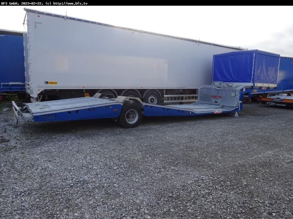 Semi Trailer 19 AF 1-Achs Tieflader Plane - Nizko noseča polprikolica: slika 2 Semi Trailer 19 AF 1-Achs Tieflader Plane - Nizko noseča polprikolica: slika 2