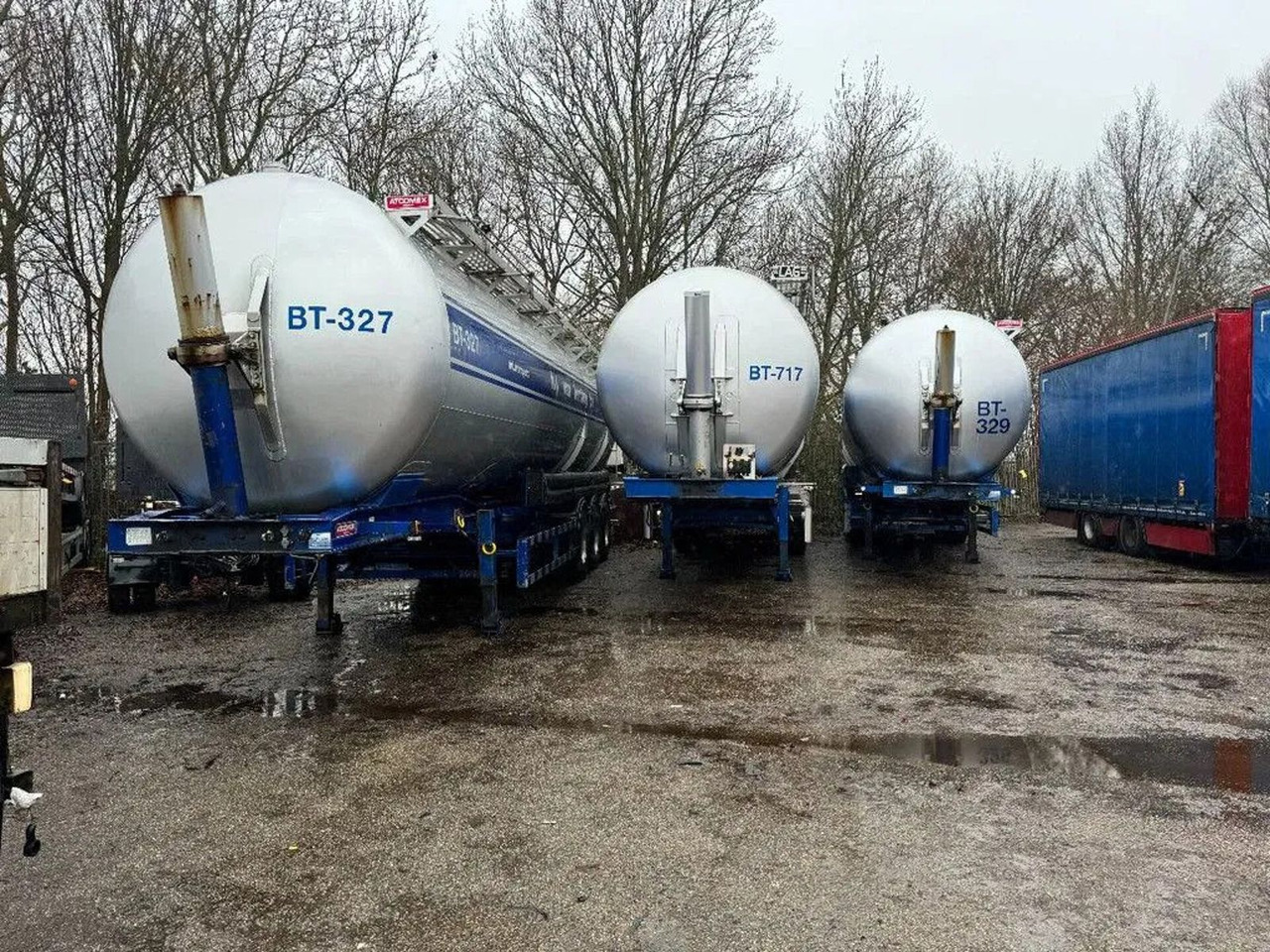Atcomex 10 UNITS - 3 AXLE KIPPER BULK 1 COMP. 60 - Silos cisterna: slika 1 Atcomex 10 UNITS - 3 AXLE KIPPER BULK 1 COMP. 60 - Silos cisterna: slika 1