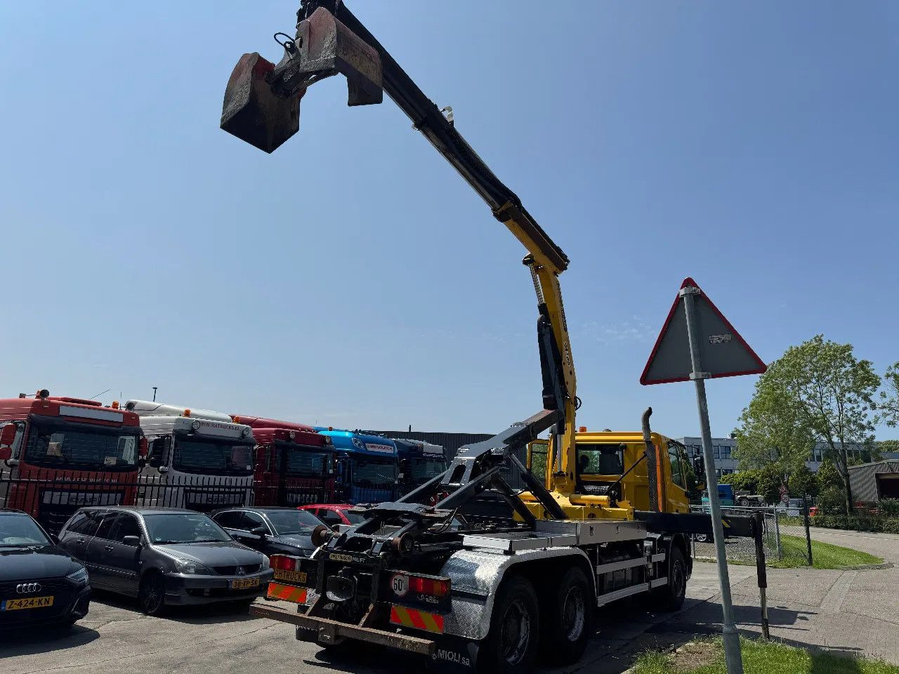 DAF CF 85.410 6X4 - EURO 5 + PALFINGER PK15500 + REM - Kotalni prekucni tovornjak, Tovornjak z dvigalom: slika 3 DAF CF 85.410 6X4 - EURO 5 + PALFINGER PK15500 + REM - Kotalni prekucni tovornjak, Tovornjak z dvigalom: slika 3