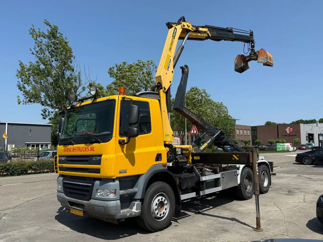 DAF CF 85.410 6X4 - EURO 5 + PALFINGER PK15500 + REM - Kotalni prekucni tovornjak, Tovornjak z dvigalom: slika 5 DAF CF 85.410 6X4 - EURO 5 + PALFINGER PK15500 + REM - Kotalni prekucni tovornjak, Tovornjak z dvigalom: slika 5
