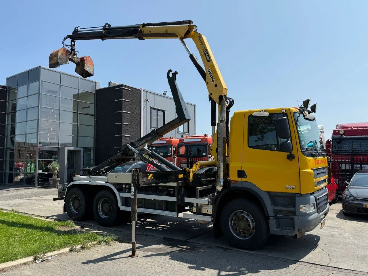 DAF CF 85.410 6X4 - EURO 5 + PALFINGER PK15500 + REM - Kotalni prekucni tovornjak, Tovornjak z dvigalom: slika 2 DAF CF 85.410 6X4 - EURO 5 + PALFINGER PK15500 + REM - Kotalni prekucni tovornjak, Tovornjak z dvigalom: slika 2